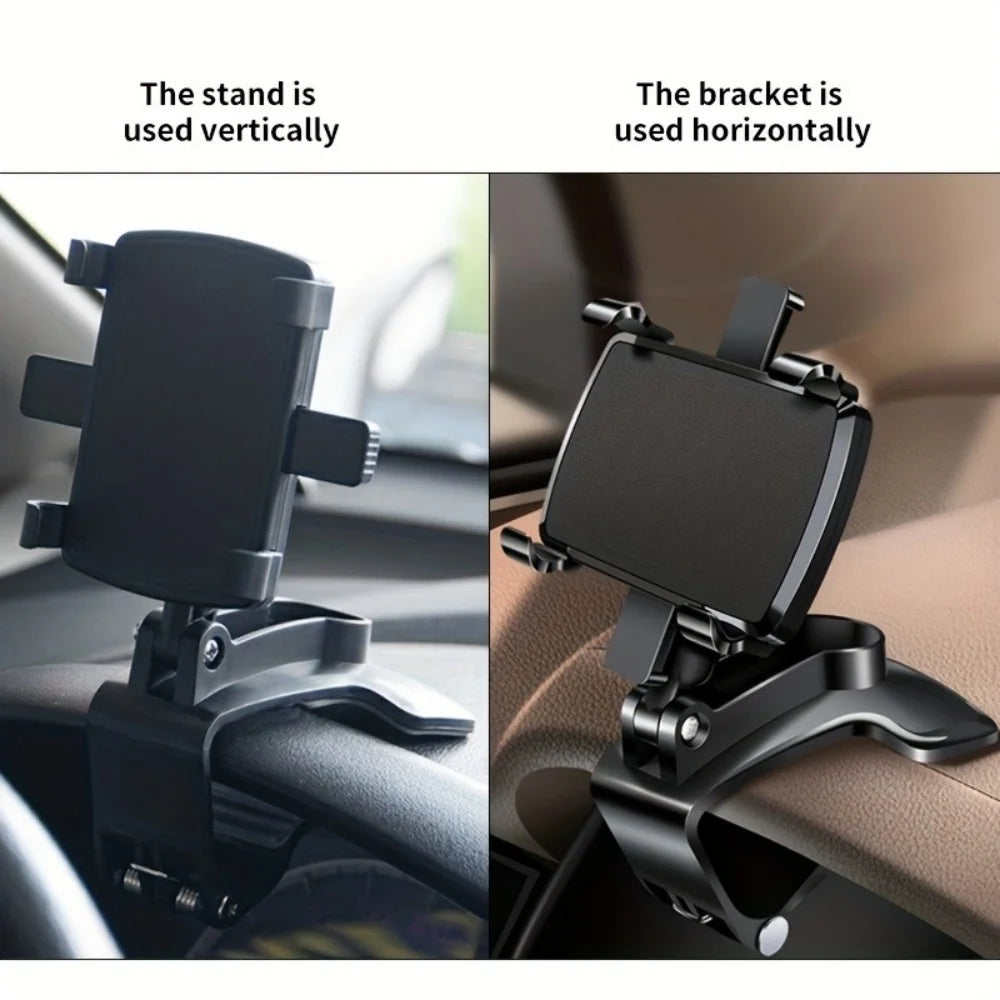 Universal Car Support Car Phone Holder Multi-Functional Dashboard For iPhone Samsung GPS Bracket 180 Degree Rotation Accessorie