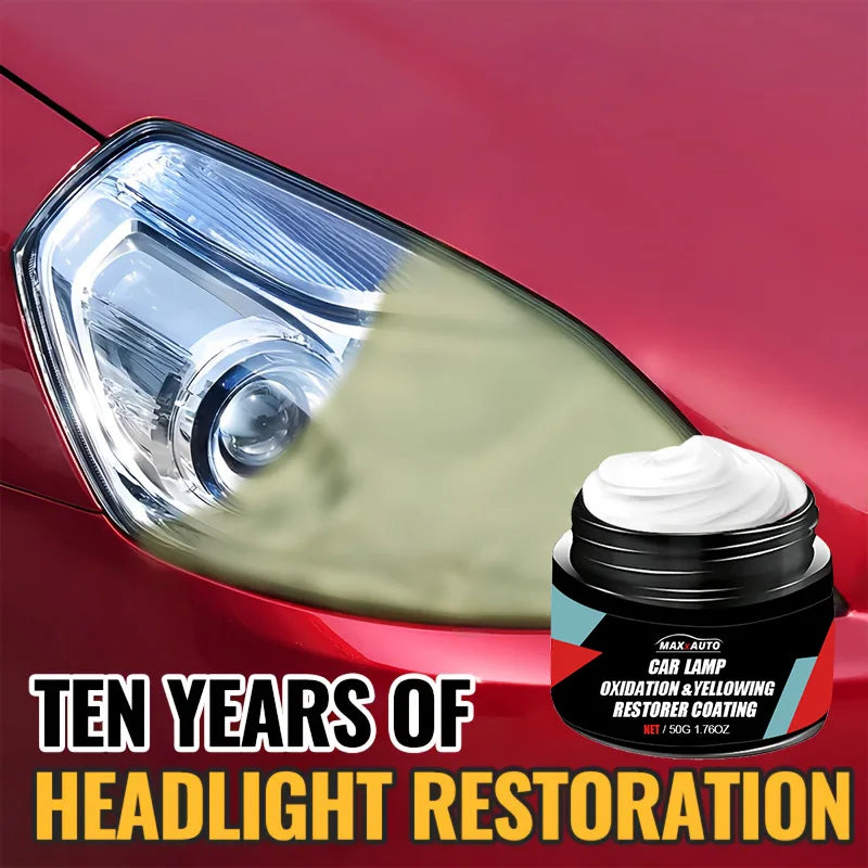 Car Headlight Restoration Polishing Kits Headlamp Scratch Remover Repair Cleaning Paste Remove Oxidation Headlight Polish Liquid