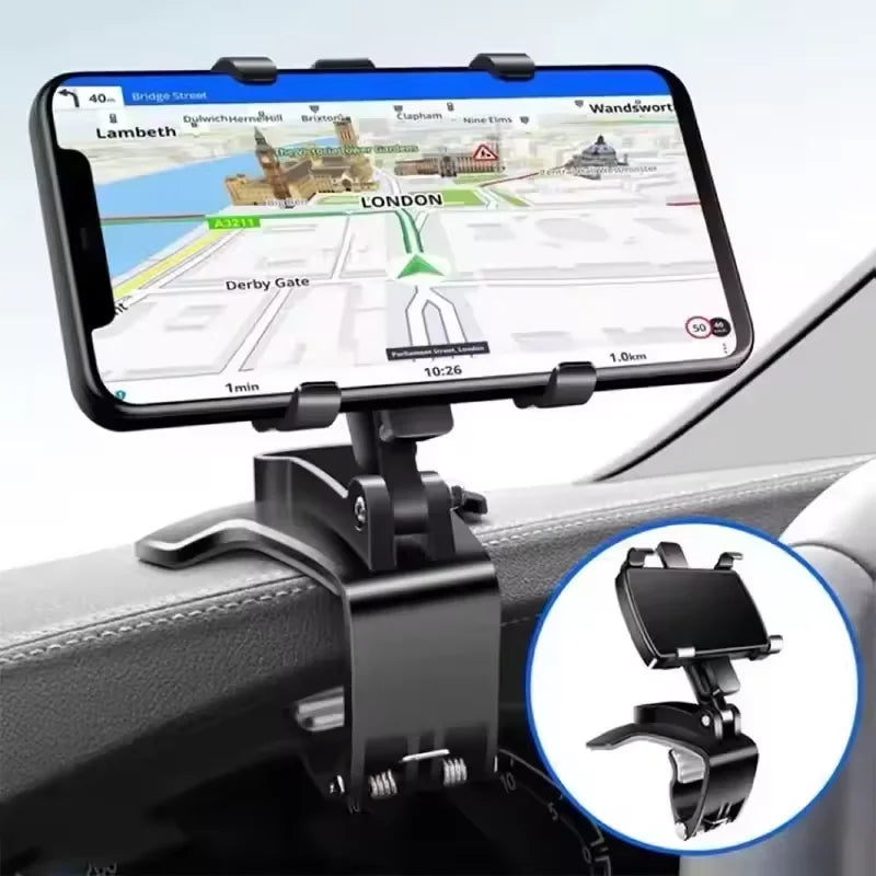 Universal Car Support Car Phone Holder Multi-Functional Dashboard For iPhone Samsung GPS Bracket 180 Degree Rotation Accessorie
