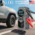 Compact 12V 2-in-1 Car Jump Starter & Tire Inflator - JKUOO 150PSI Inflation, -40°C Resistant, LED Light USB Ports