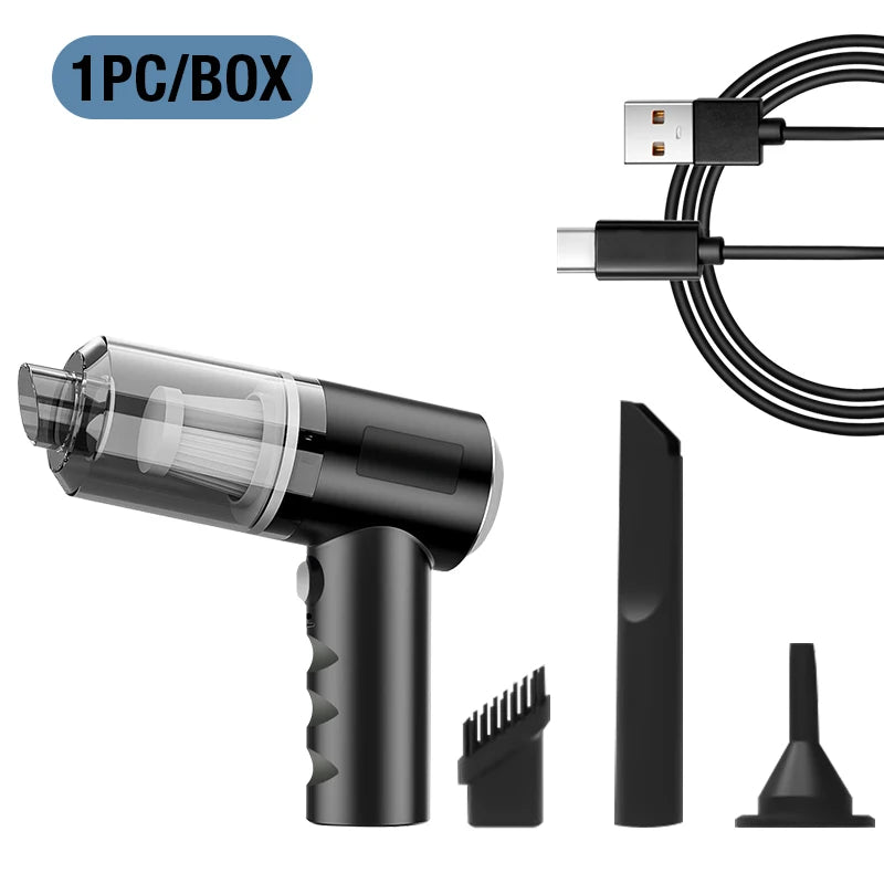 Car Vacuum Cleaner Portable Small Vacuum Cleaner For Multi Purpose Vehicles Small Household Pump Handheld Car Vacuum Cleaner