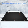 Car Magnetic Snow Shield Winter Front Windshield Cover Anti-frost Sun Protection Half Car Cover Insulated sunshade